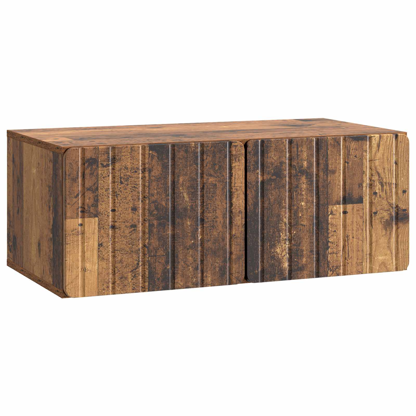 vidaXL Wall-Mounted TV Cabinet 78.5 x 41 x 30 cm Old Wood 2