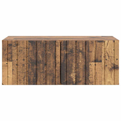 vidaXL Wall-Mounted TV Cabinet 78.5 x 41 x 30 cm Old Wood 6