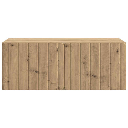 vidaXL Wall-Mounted TV Cabinet 78.5 x 41 x 30 cm Artisan Oak 6