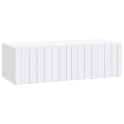 vidaXL Wall-Mounted TV Cabinet 98 x 41 x 30 cm White Engineered Wood 2