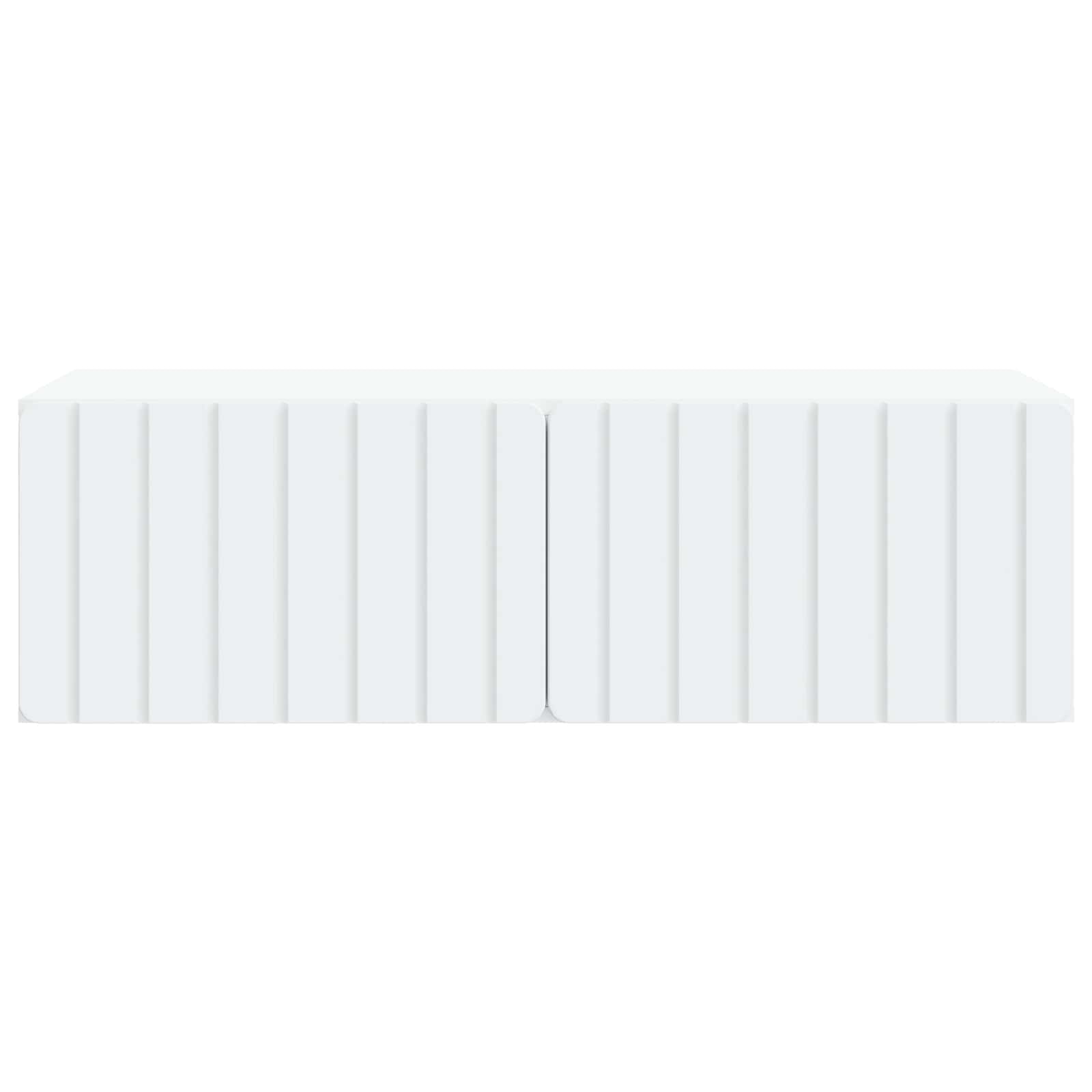 vidaXL Wall-Mounted TV Cabinet 98 x 41 x 30 cm White Engineered Wood 6