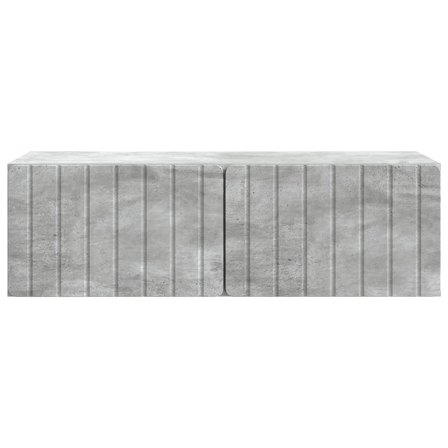 vidaXL Wall-Mounted TV Cabinet 98 x 41 x 30 cm Concrete Grey 6