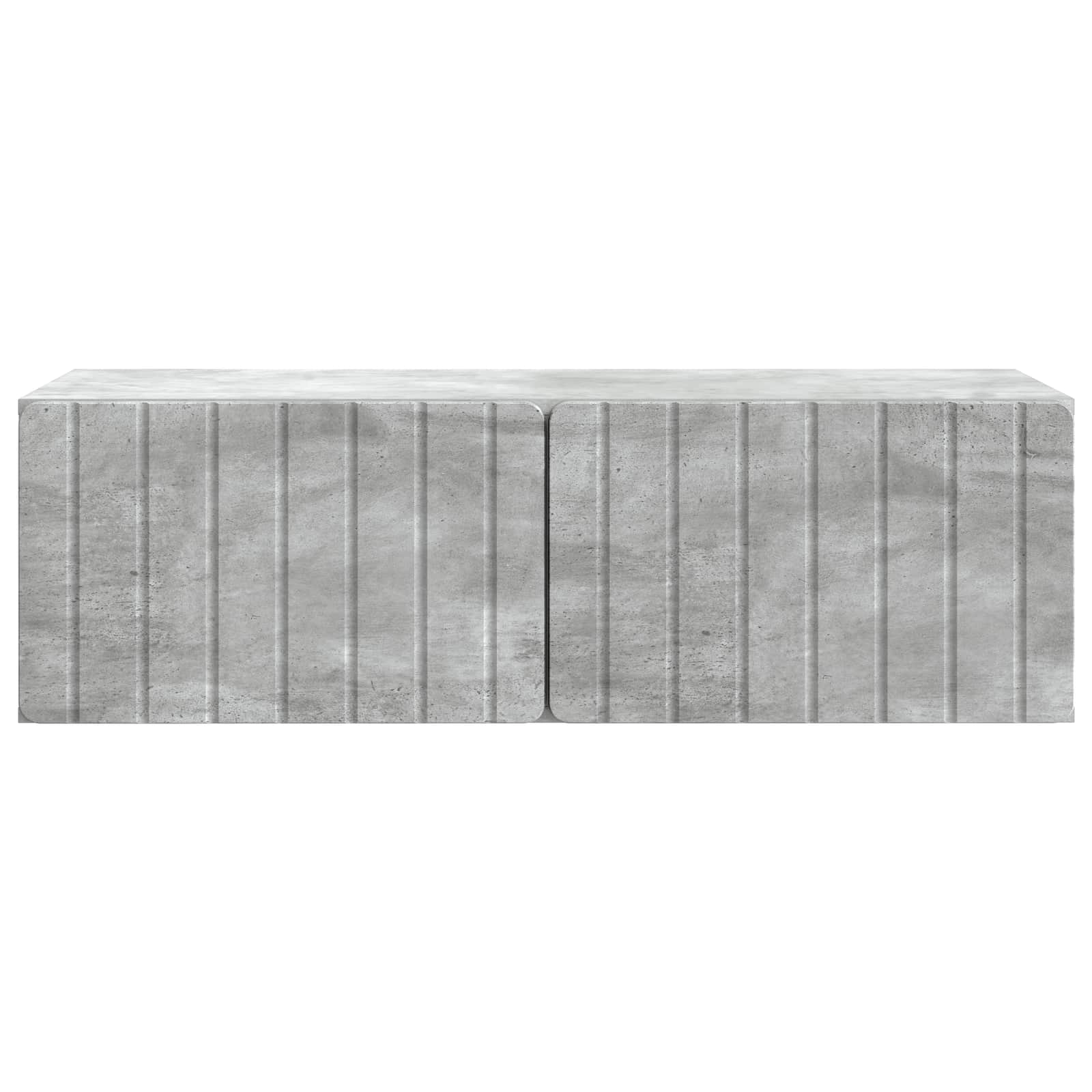 vidaXL Wall-Mounted TV Cabinet 98 x 41 x 30 cm Concrete Grey 6