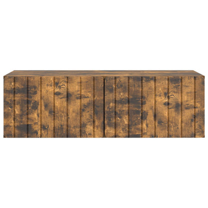 vidaXL Wall-Mounted TV Cabinet 98 x 41 x 30 cm Smoked Oak 6