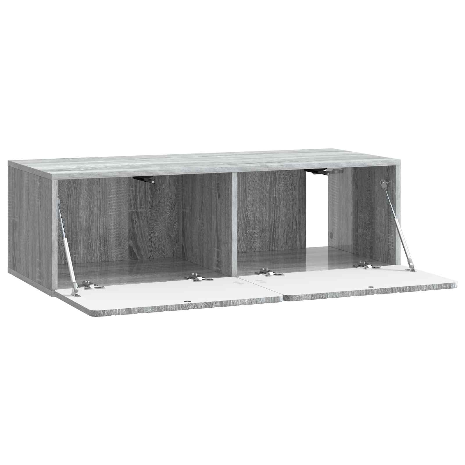 vidaXL Wall-Mounted TV Cabinet 98 x 41 x 30 cm Grey Sonoma 5