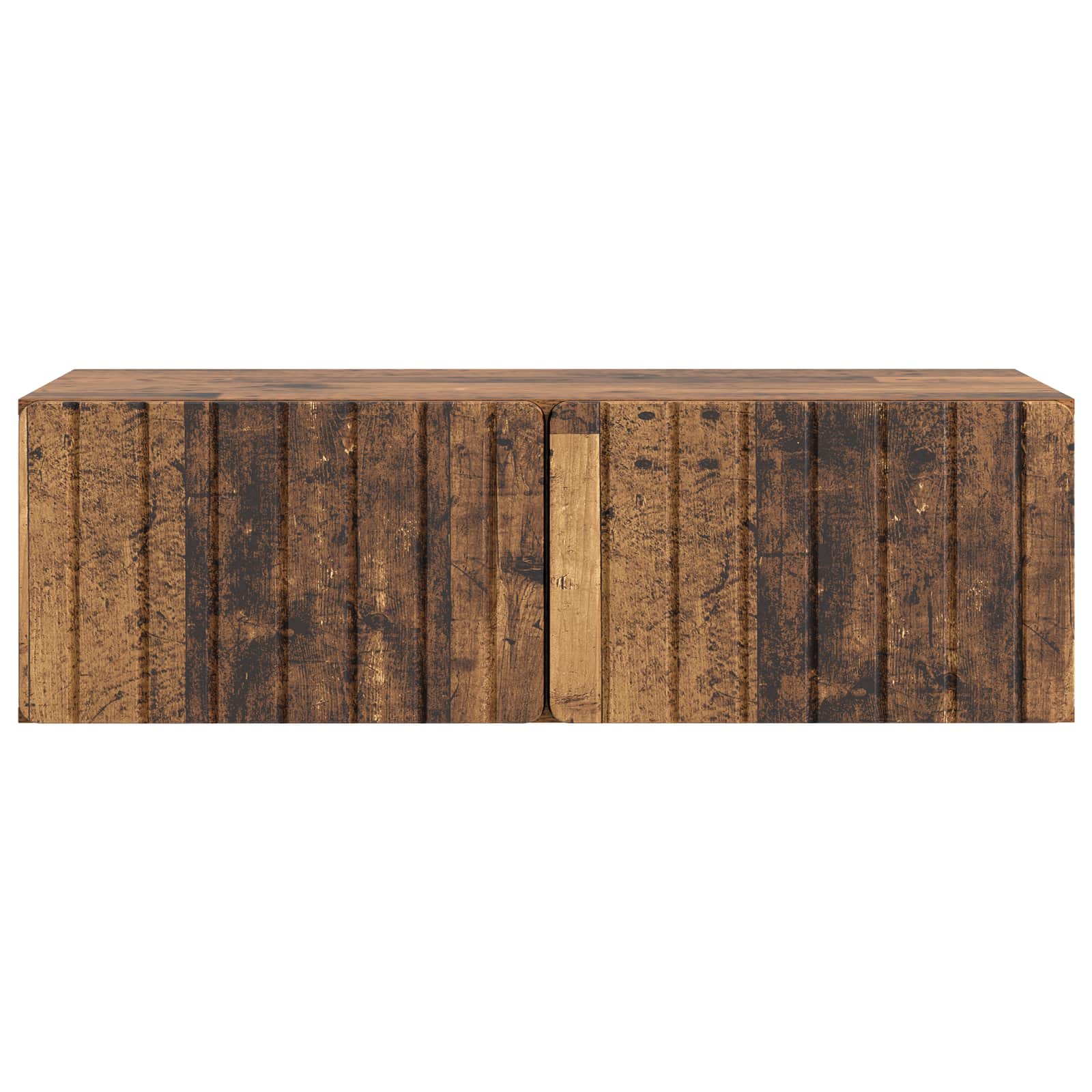 vidaXL Wall-Mounted TV Cabinet 98 x 41 x 30 cm Old Wood 6
