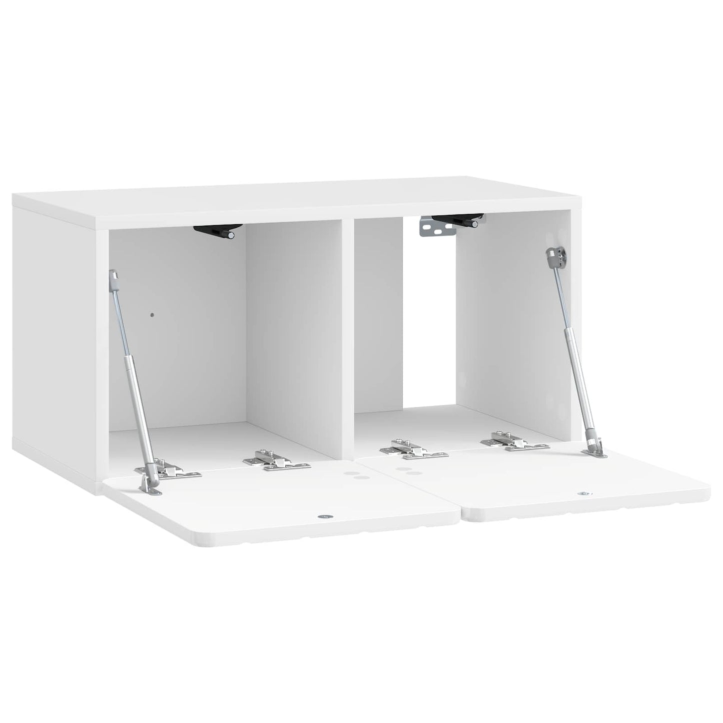 vidaXL Wall-Mounted TV Cabinet 59.5 x 31 x 30 cm High Gloss White 5