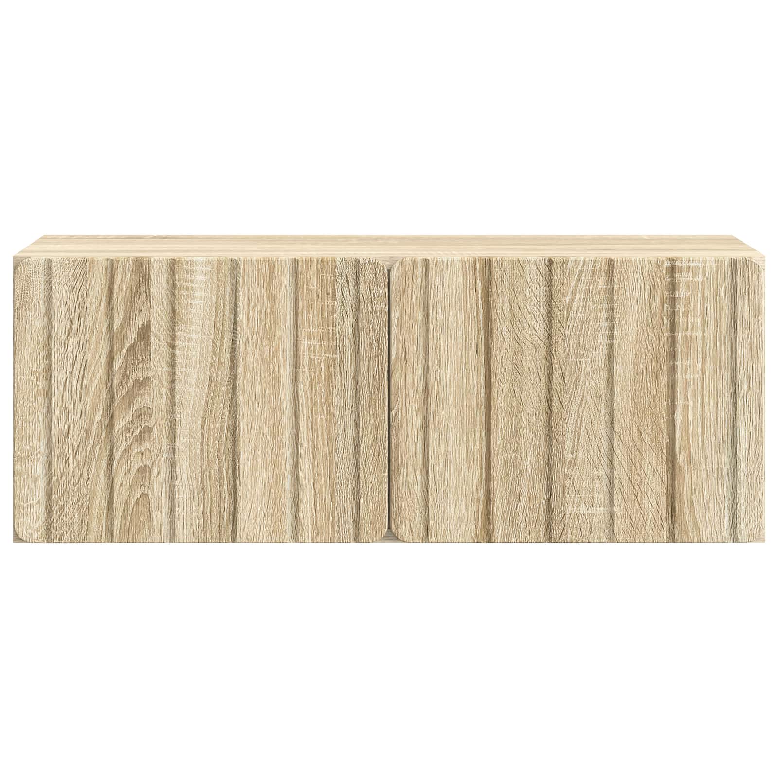 vidaXL Wall-Mounted TV Cabinet 78.5 x 31 x 30 cm Sonoma Oak 6