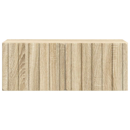 vidaXL Wall-Mounted TV Cabinet 78.5 x 31 x 30 cm Sonoma Oak 6