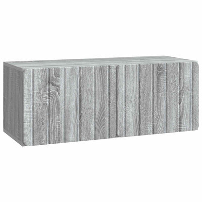 vidaXL Wall-Mounted TV Cabinet 78.5 x 31 x 30 cm Grey Sonoma 2