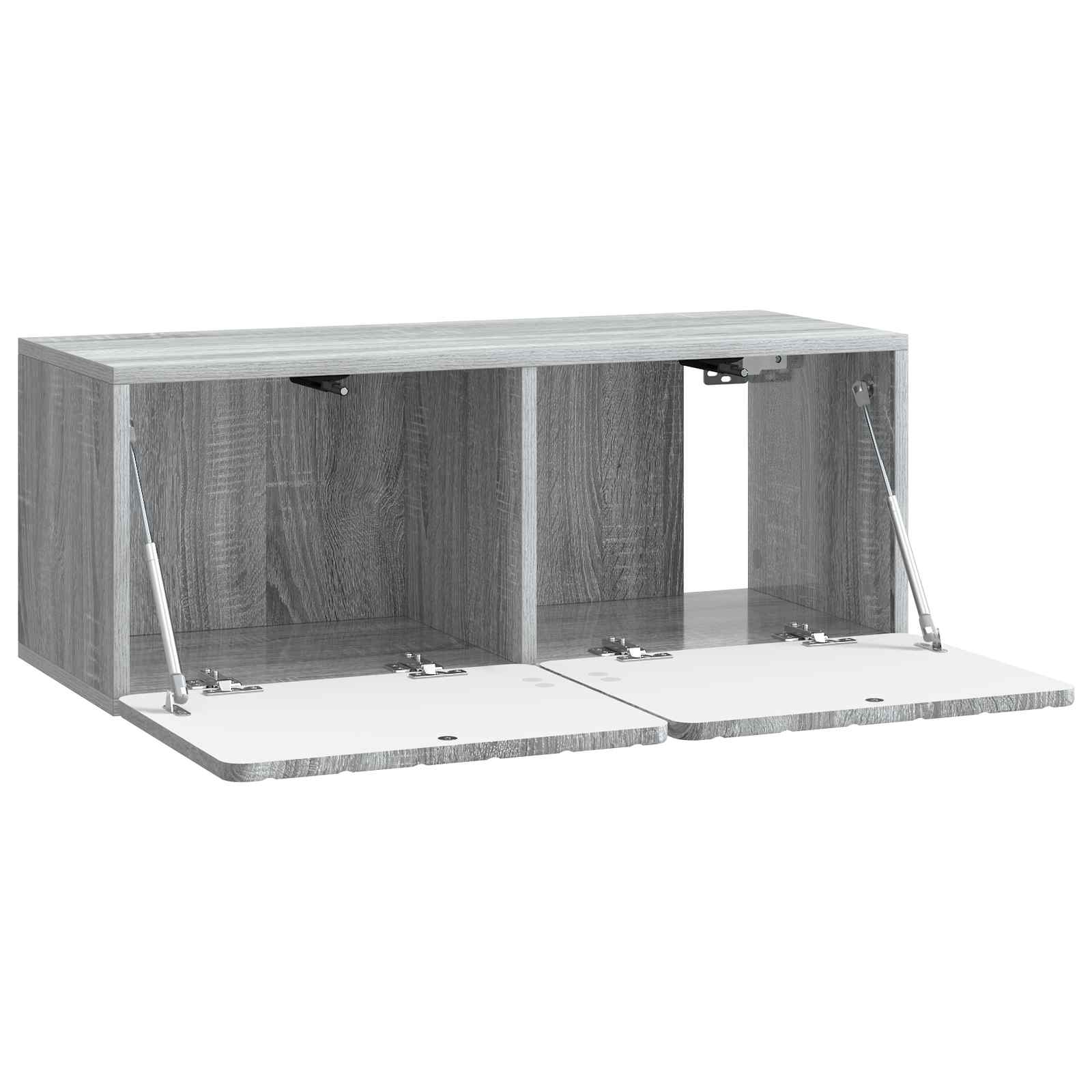 vidaXL Wall-Mounted TV Cabinet 78.5 x 31 x 30 cm Grey Sonoma 5