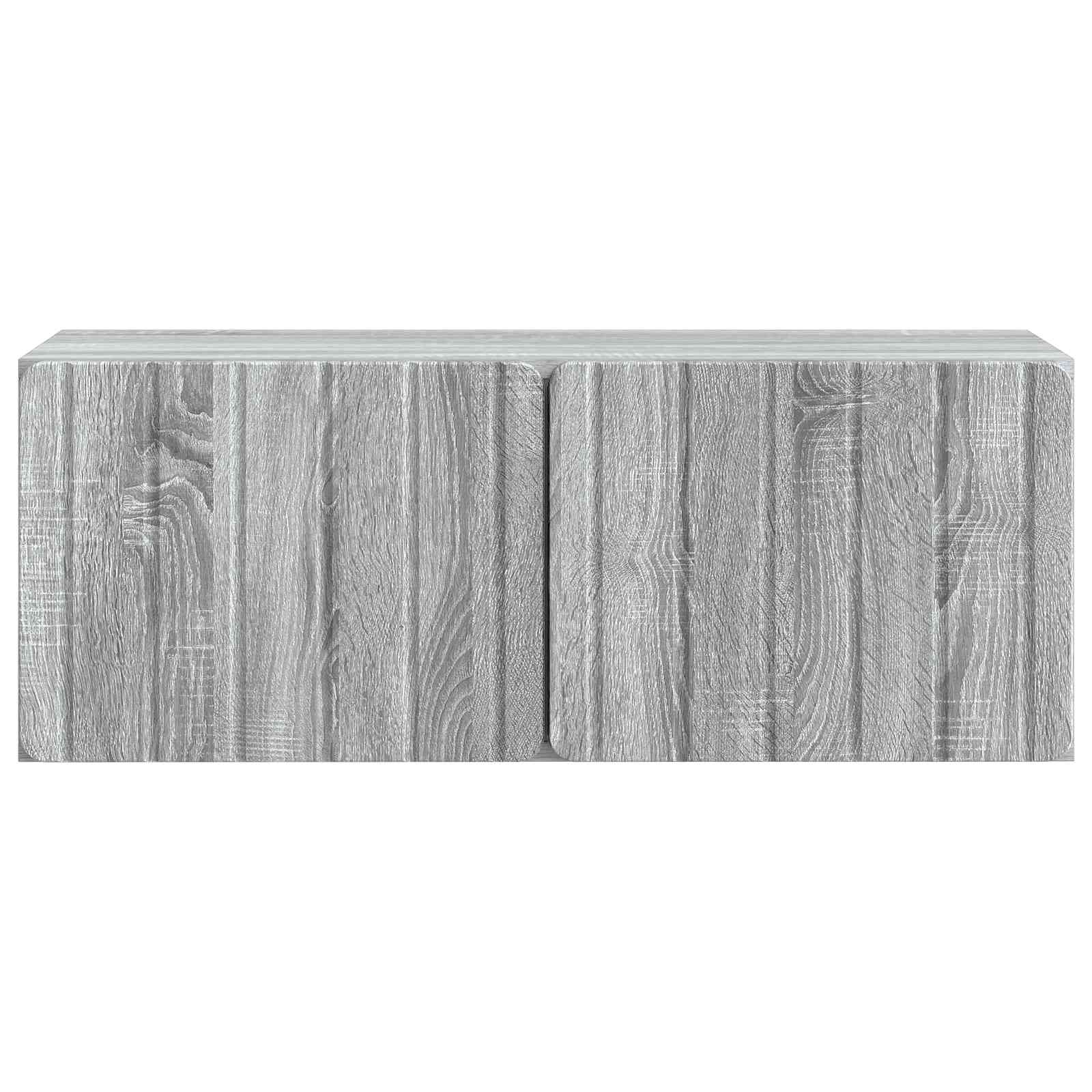 vidaXL Wall-Mounted TV Cabinet 78.5 x 31 x 30 cm Grey Sonoma 6