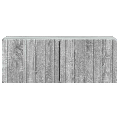 vidaXL Wall-Mounted TV Cabinet 78.5 x 31 x 30 cm Grey Sonoma 6