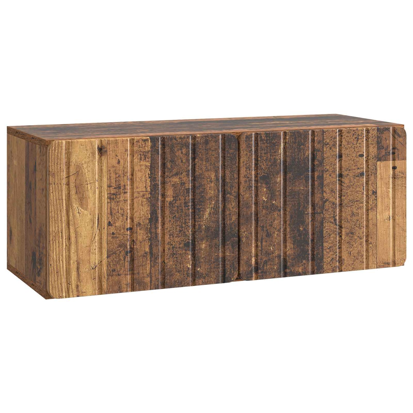 vidaXL Wall-Mounted TV Cabinet 78.5 x 31 x 30 cm Old Wood 2