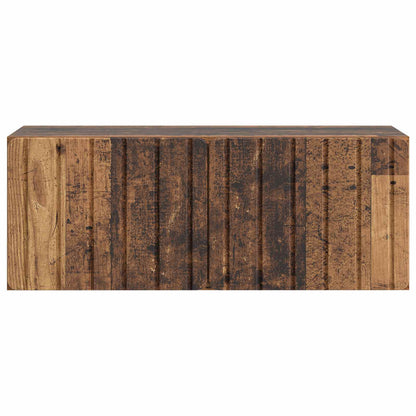 vidaXL Wall-Mounted TV Cabinet 78.5 x 31 x 30 cm Old Wood 6