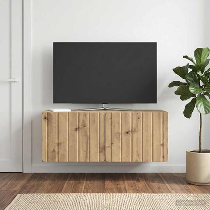 vidaXL Wall-Mounted TV Cabinet 78.5 x 31 x 30 cm Artisan Oak 1