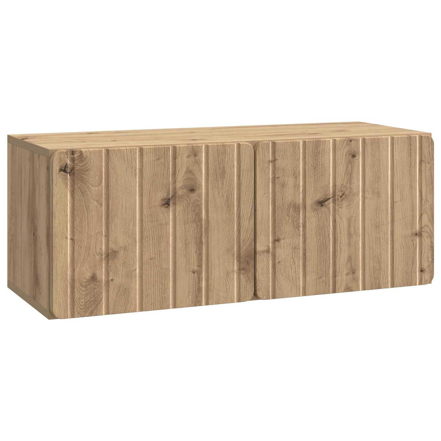 vidaXL Wall-Mounted TV Cabinet 78.5 x 31 x 30 cm Artisan Oak 2