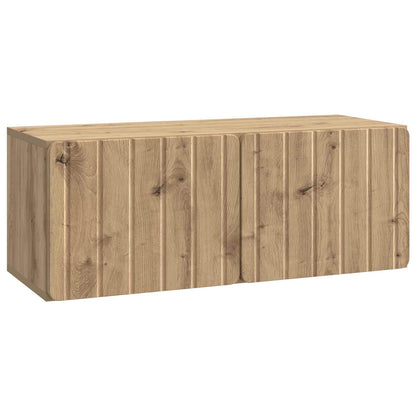 vidaXL Wall-Mounted TV Cabinet 78.5 x 31 x 30 cm Artisan Oak 2