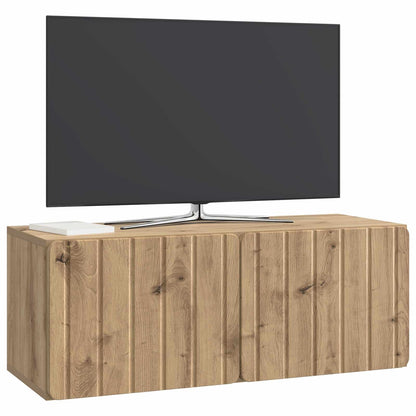 vidaXL Wall-Mounted TV Cabinet 78.5 x 31 x 30 cm Artisan Oak 3