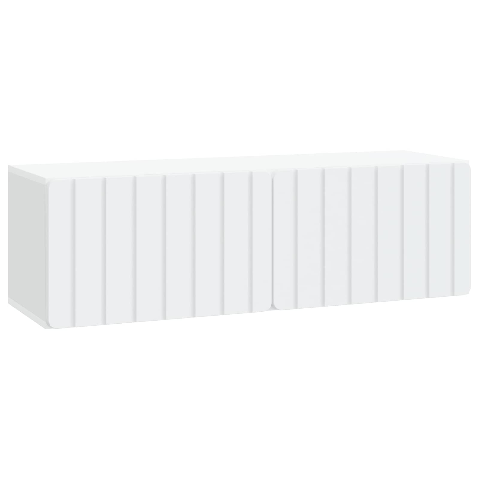 vidaXL Wall-Mounted TV Cabinet 98 x 31 x 30 cm White Engineered Wood 2