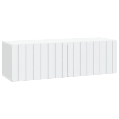 vidaXL Wall-Mounted TV Cabinet 98 x 31 x 30 cm White Engineered Wood 2