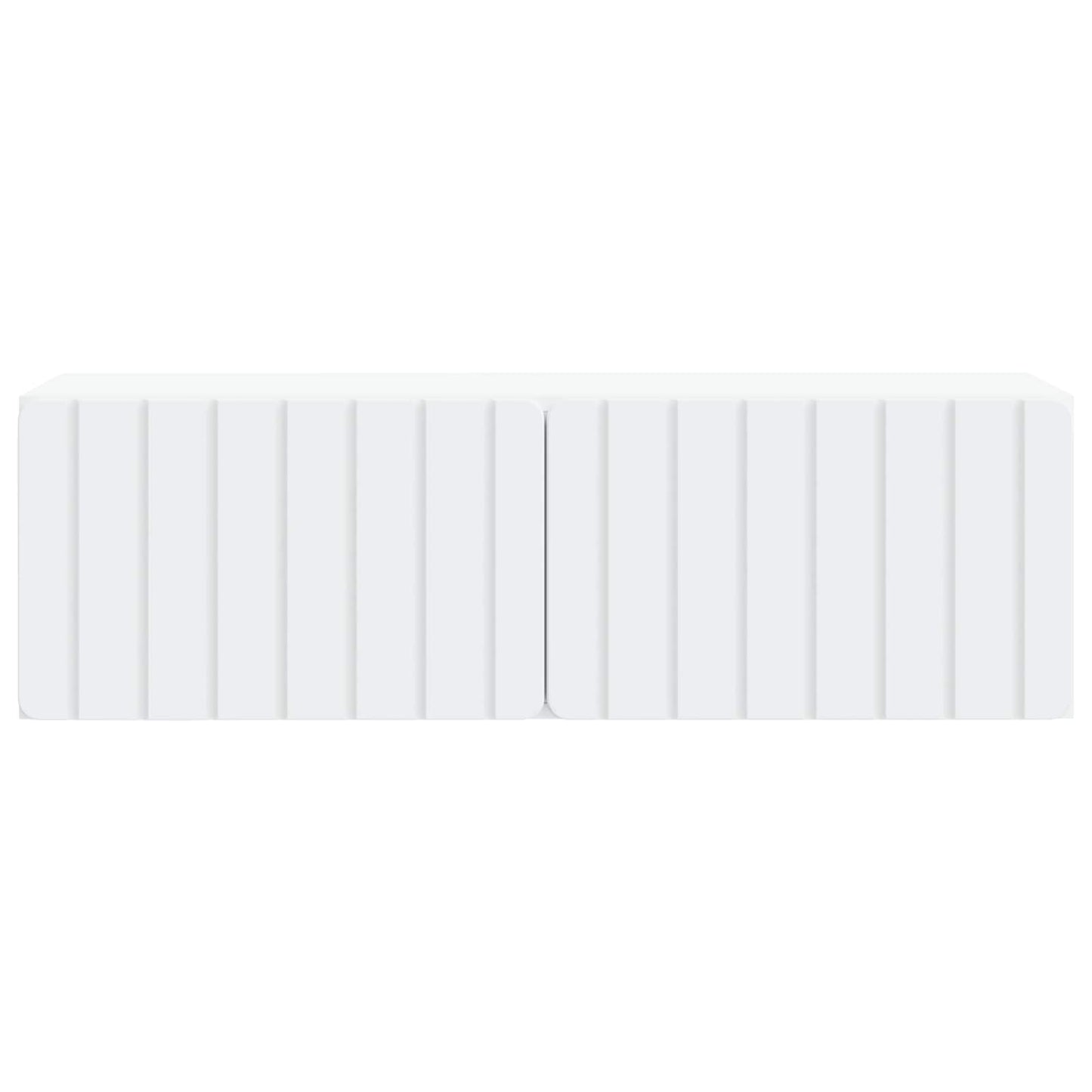 vidaXL Wall-Mounted TV Cabinet 98 x 31 x 30 cm White Engineered Wood 5