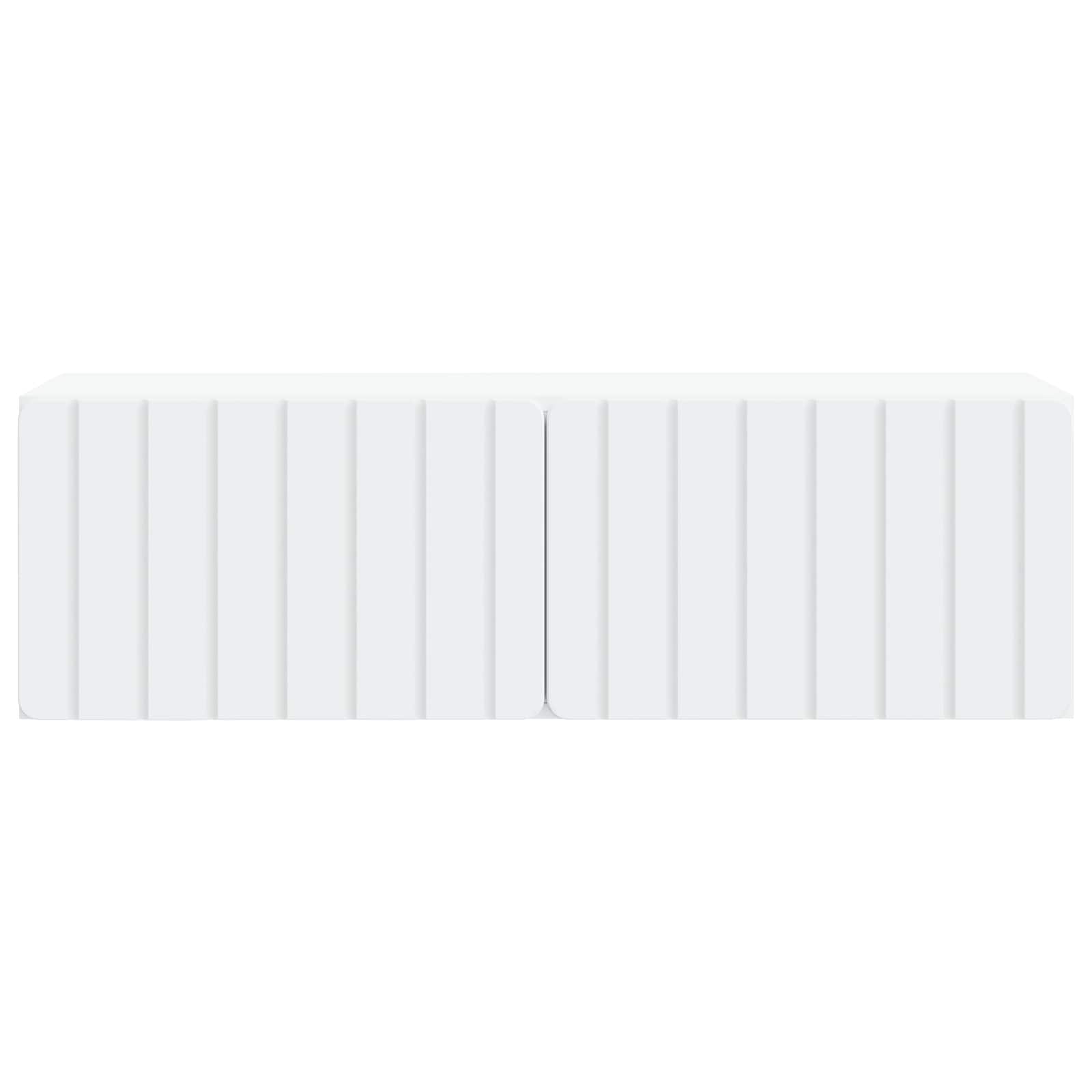 vidaXL Wall-Mounted TV Cabinet 98 x 31 x 30 cm White Engineered Wood 5