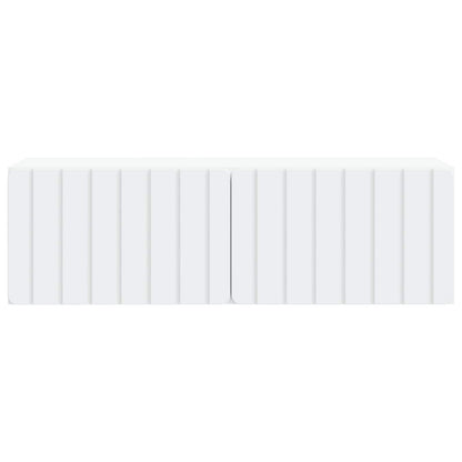 vidaXL Wall-Mounted TV Cabinet 98 x 31 x 30 cm White Engineered Wood 5