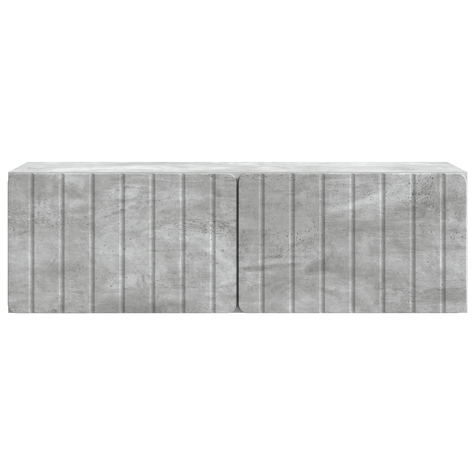 vidaXL Wall-Mounted TV Cabinet 98 x 31 x 30 cm Concrete Grey 6
