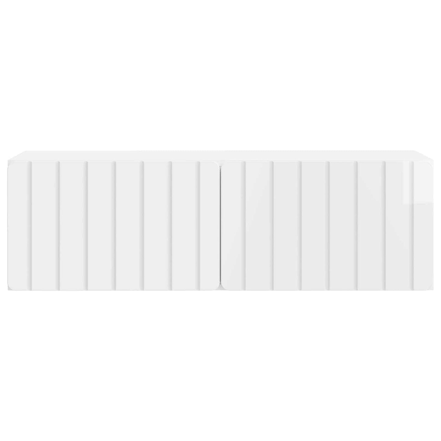 vidaXL Wall-Mounted TV Cabinet 98 x 31 x 30 cm High Gloss White 6
