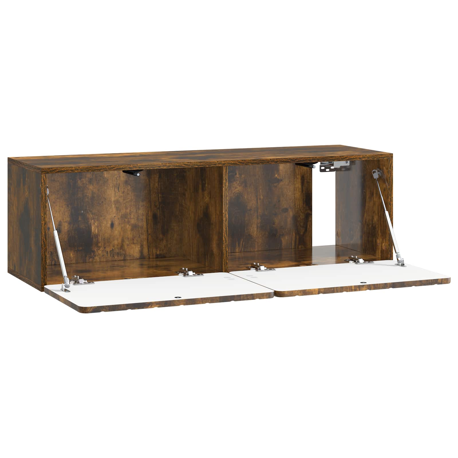 vidaXL Wall-Mounted TV Cabinet 98 x 31 x 30 cm Smoked Oak 5
