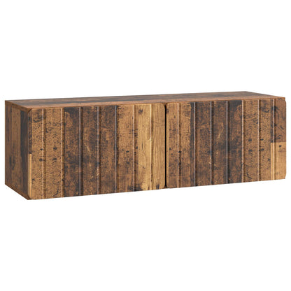 vidaXL Wall-Mounted TV Cabinet 98 x 31 x 30 cm Old Wood 2