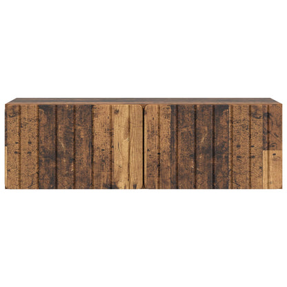 vidaXL Wall-Mounted TV Cabinet 98 x 31 x 30 cm Old Wood 6