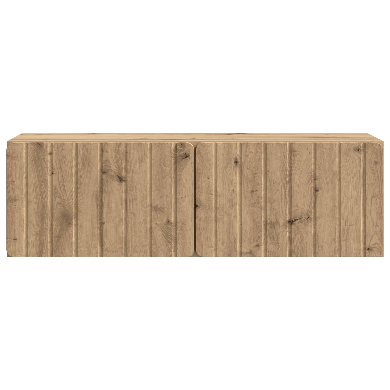 vidaXL Wall-Mounted TV Cabinet 98 x 31 x 30 cm Artisan Oak 6
