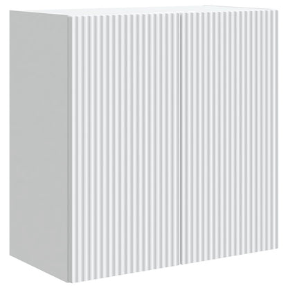 vidaXL Wall-Mounted Cabinet 59 x 31 x 60 cm Engineered Wood White 2
