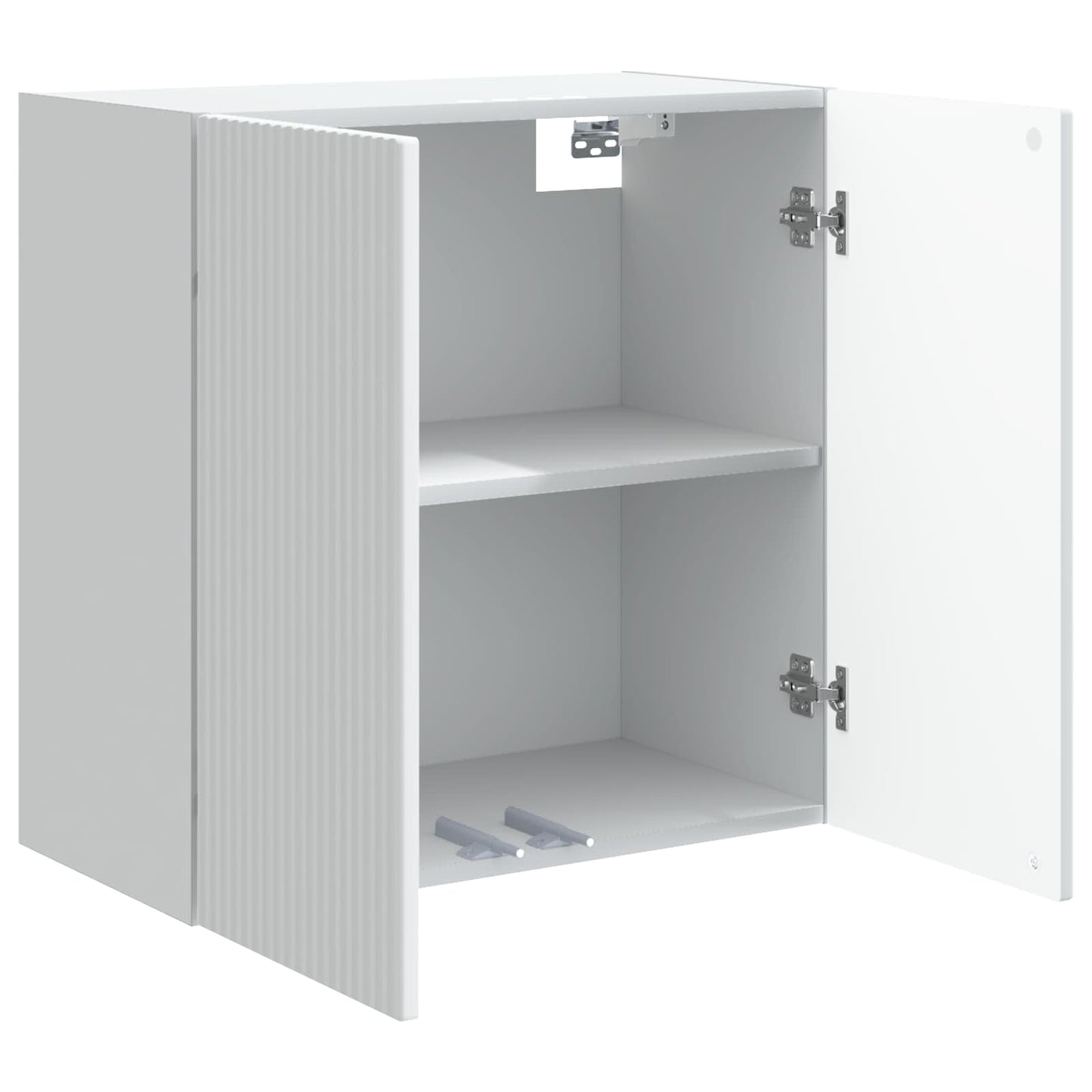vidaXL Wall-Mounted Cabinet 59 x 31 x 60 cm Engineered Wood White 3