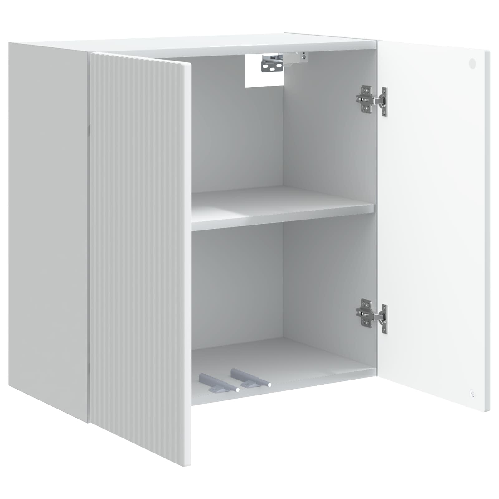 vidaXL Wall-Mounted Cabinet 59 x 31 x 60 cm Engineered Wood White 3