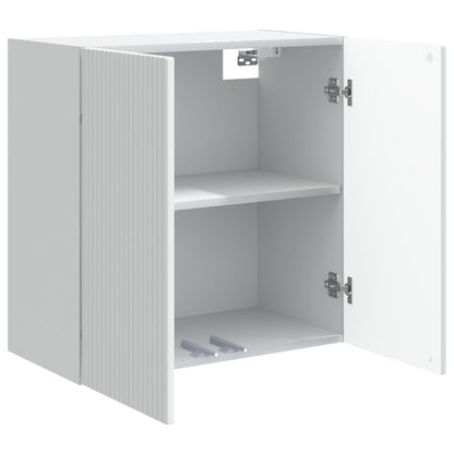 vidaXL Wall-Mounted Cabinet 59 x 31 x 60 cm Engineered Wood White 3