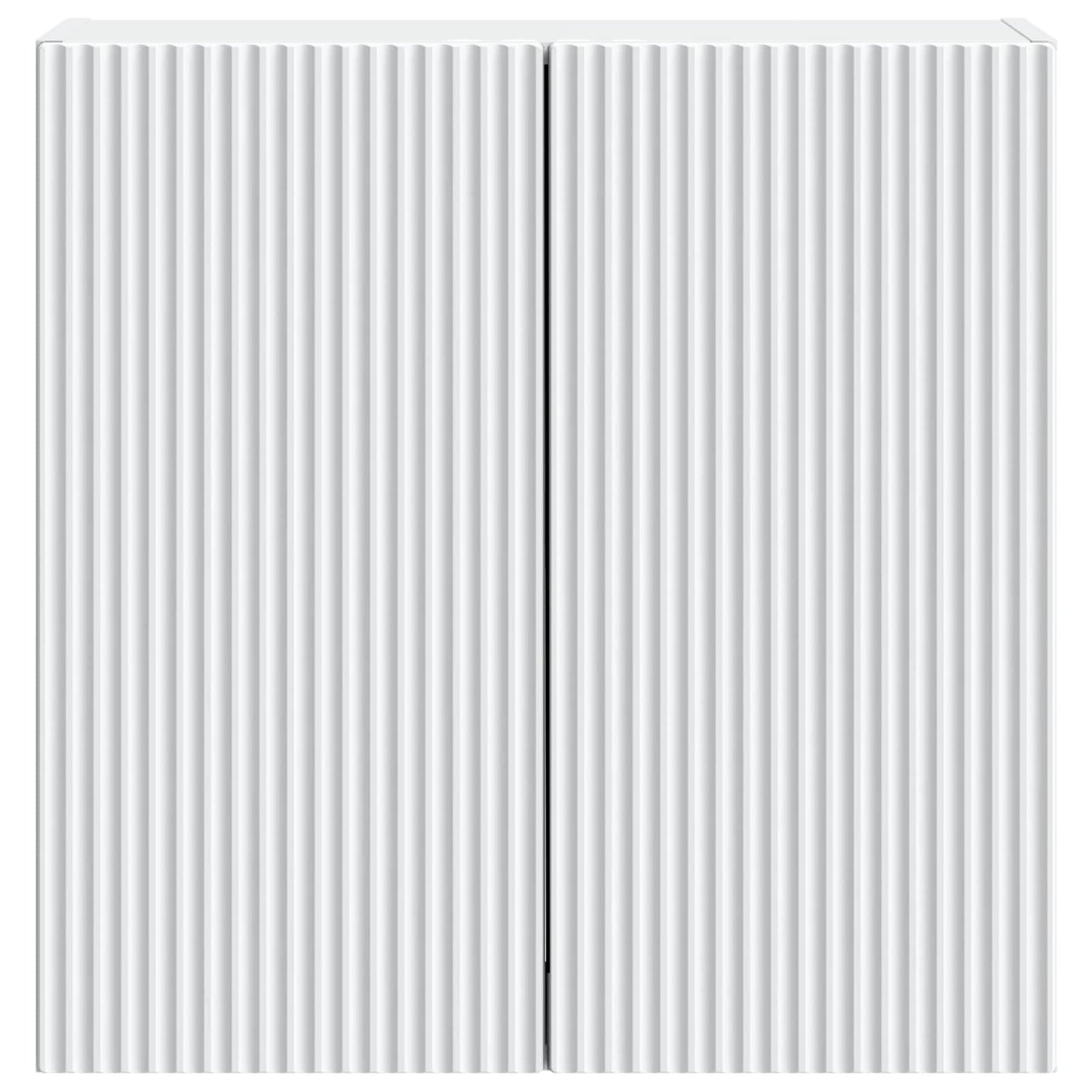 vidaXL Wall-Mounted Cabinet 59 x 31 x 60 cm Engineered Wood White 4