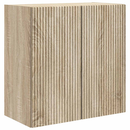 vidaXL Wall-Mounted Cabinet 59 x 31 x 60 cm Engineered Wood Sonoma Oak 2