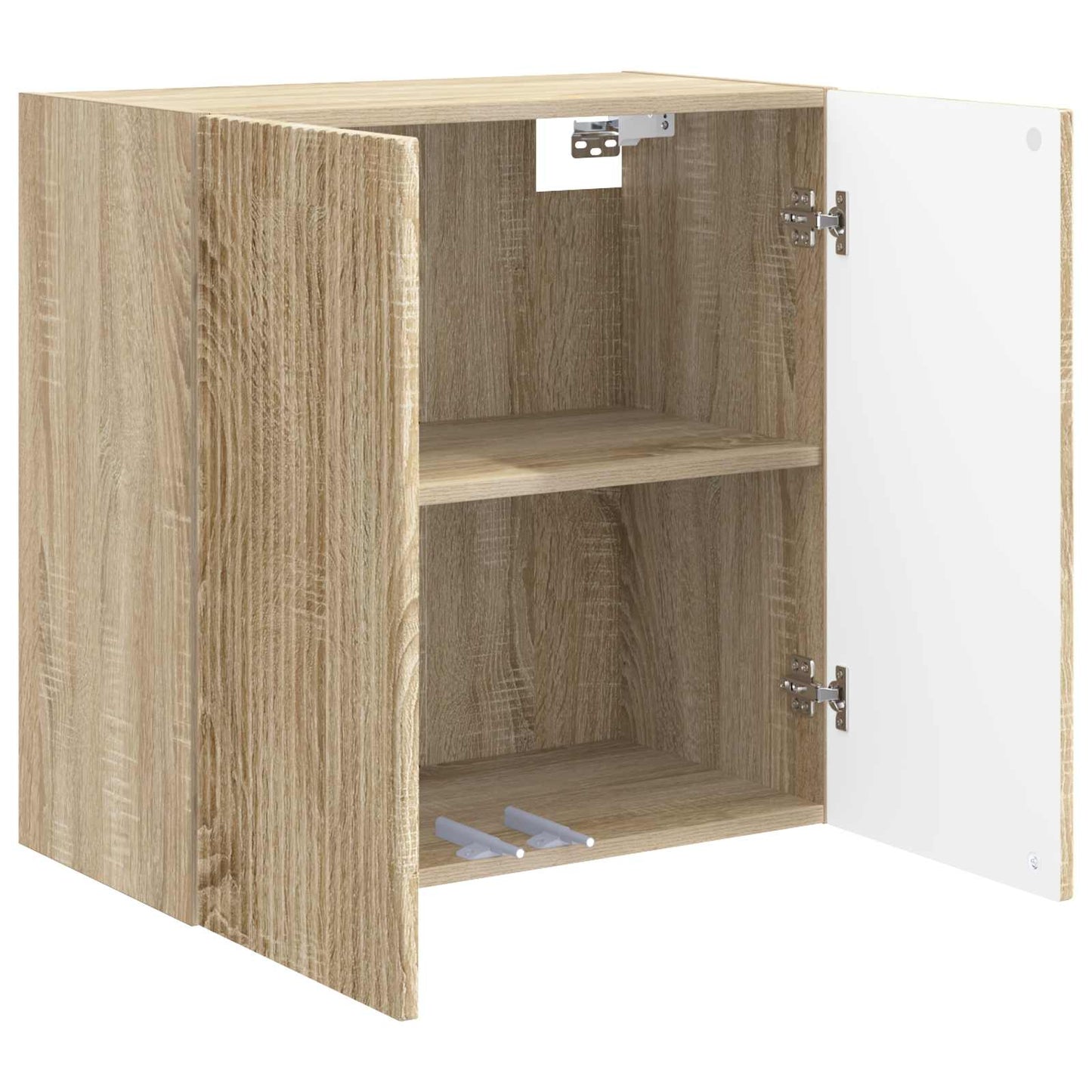 vidaXL Wall-Mounted Cabinet 59 x 31 x 60 cm Engineered Wood Sonoma Oak 3