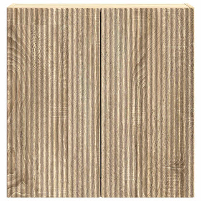 vidaXL Wall-Mounted Cabinet 59 x 31 x 60 cm Engineered Wood Sonoma Oak 4