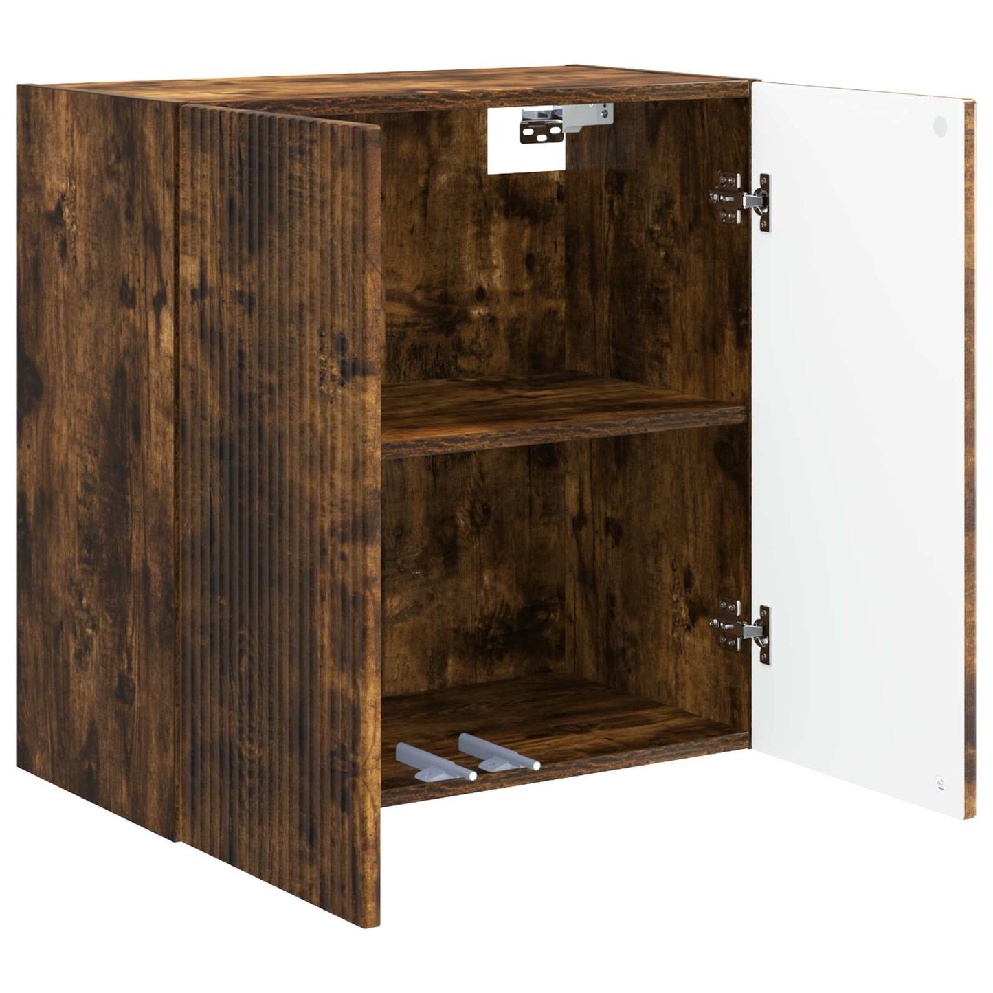 vidaXL Wall-Mounted Cabinet 59 x 31 x 60 cm Engineered Wood Smoked Oak 3