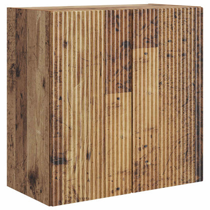 vidaXL Wall-Mounted Cabinet 59 x 31 x 60 cm Engineered Wood Old Wood 2