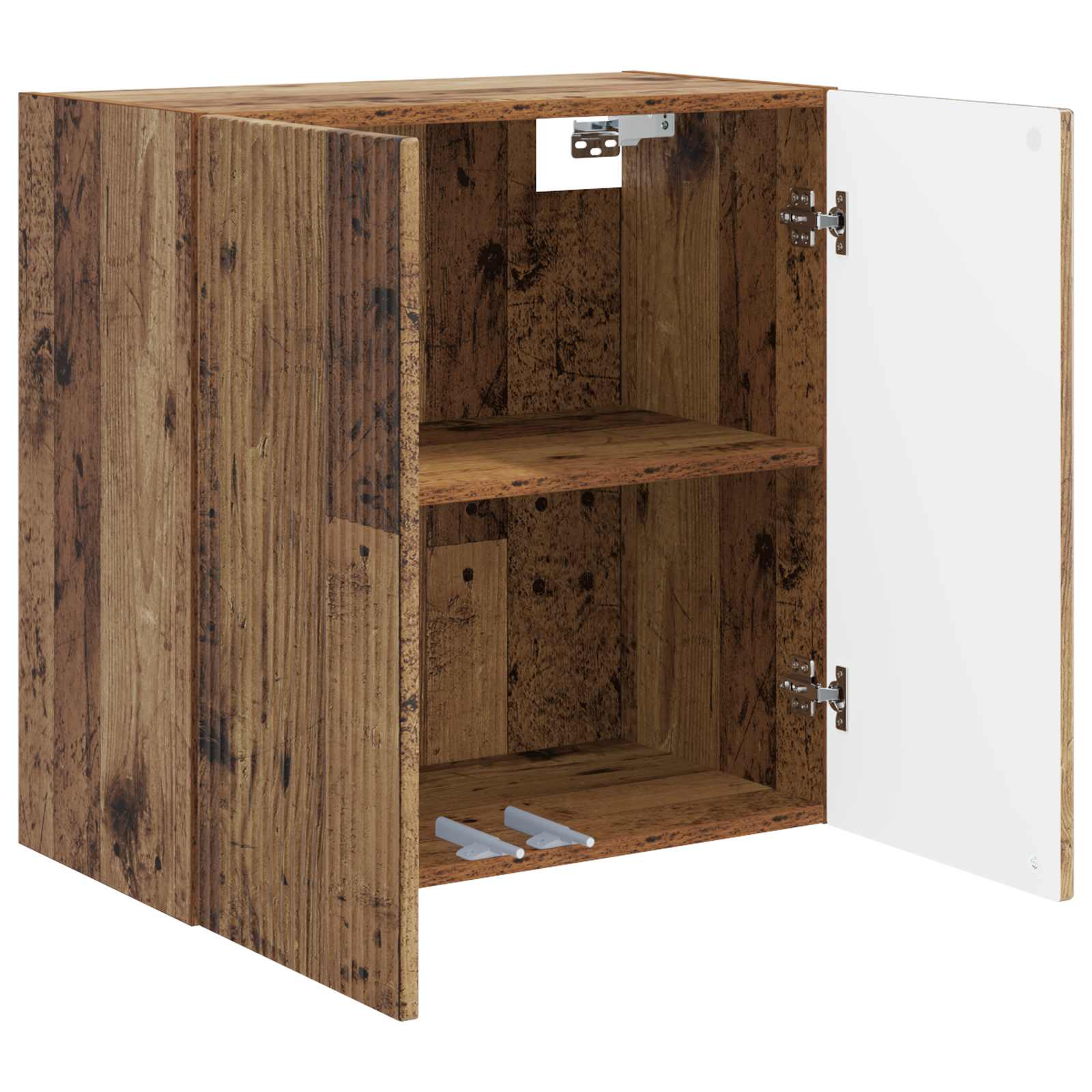 vidaXL Wall-Mounted Cabinet 59 x 31 x 60 cm Engineered Wood Old Wood 3
