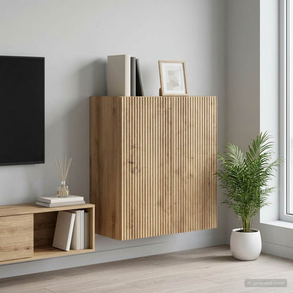 vidaXL Wall-Mounted Cabinet 59 x 31 x 60 cm Engineered Wood 1