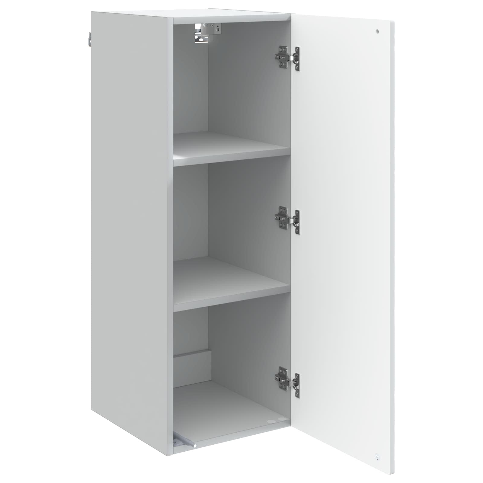 vidaXL Wall-Mounted Cabinet 33 x 34.5 x 90 cm Engineered Wood White 3