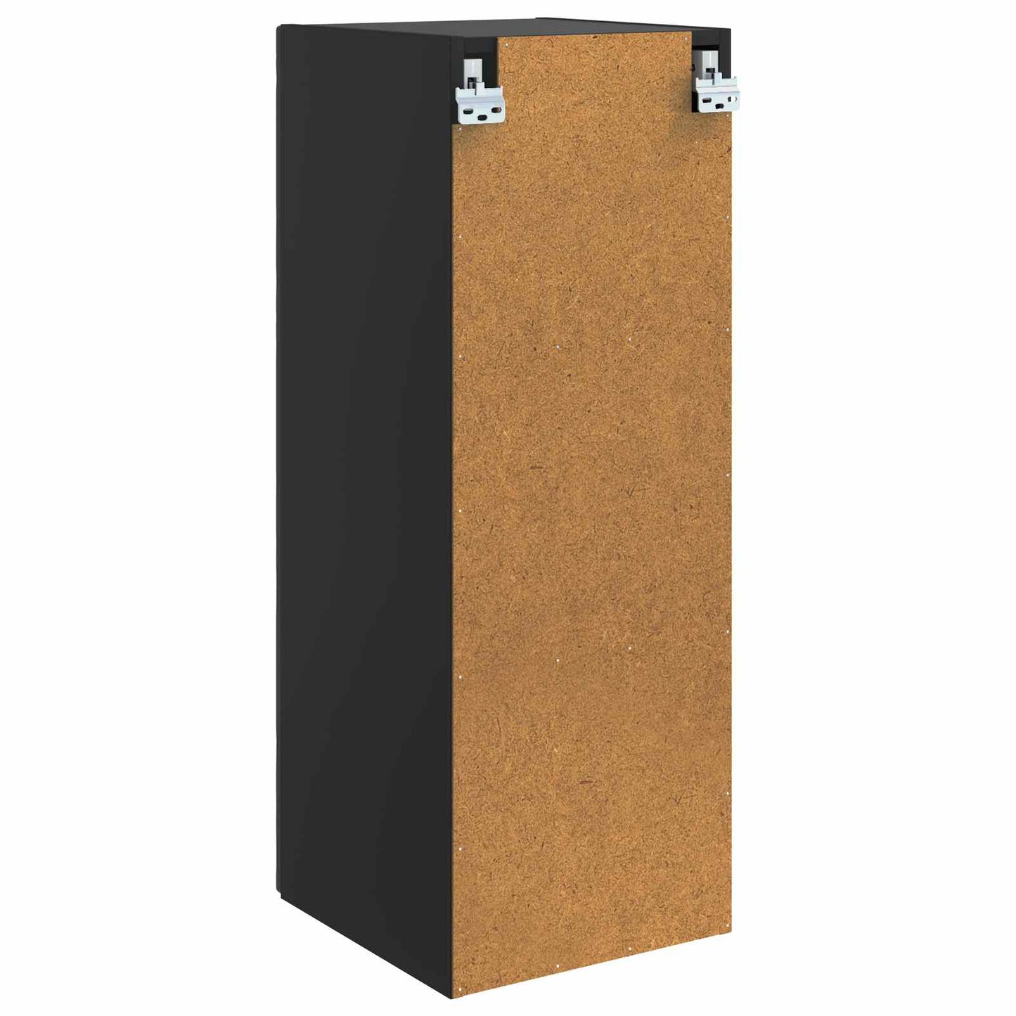 vidaXL Wall-Mounted Cabinet 33 x 34.5 x 90 cm Engineered Wood Black 6