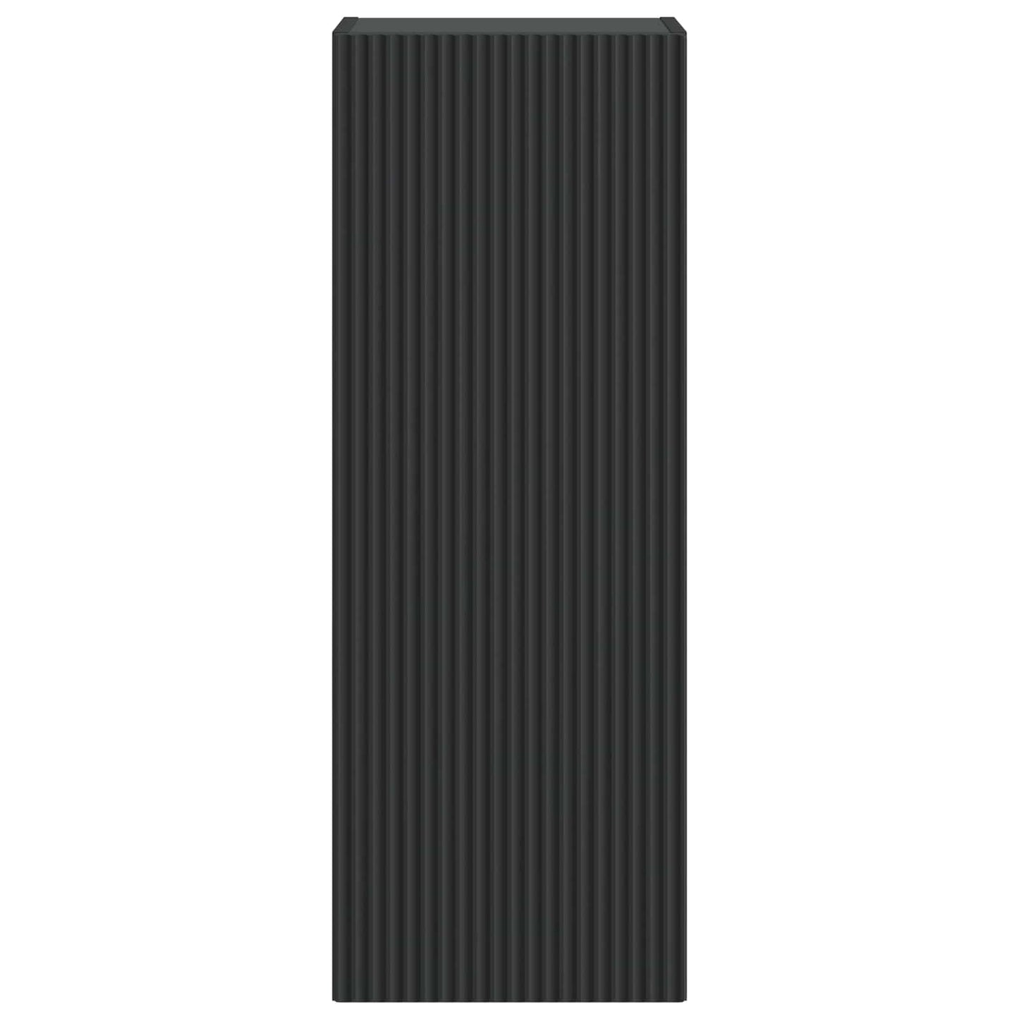vidaXL Wall-Mounted Cabinet 33 x 34.5 x 90 cm Engineered Wood Black 4