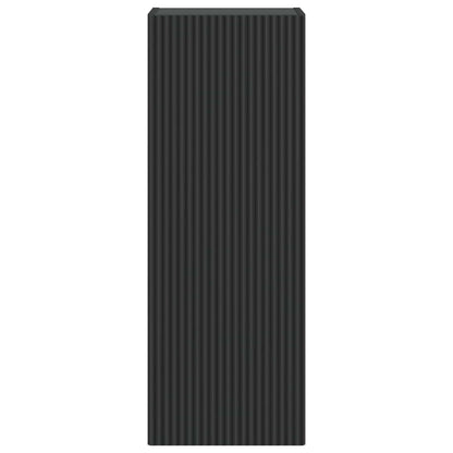 vidaXL Wall-Mounted Cabinet 33 x 34.5 x 90 cm Engineered Wood Black 4